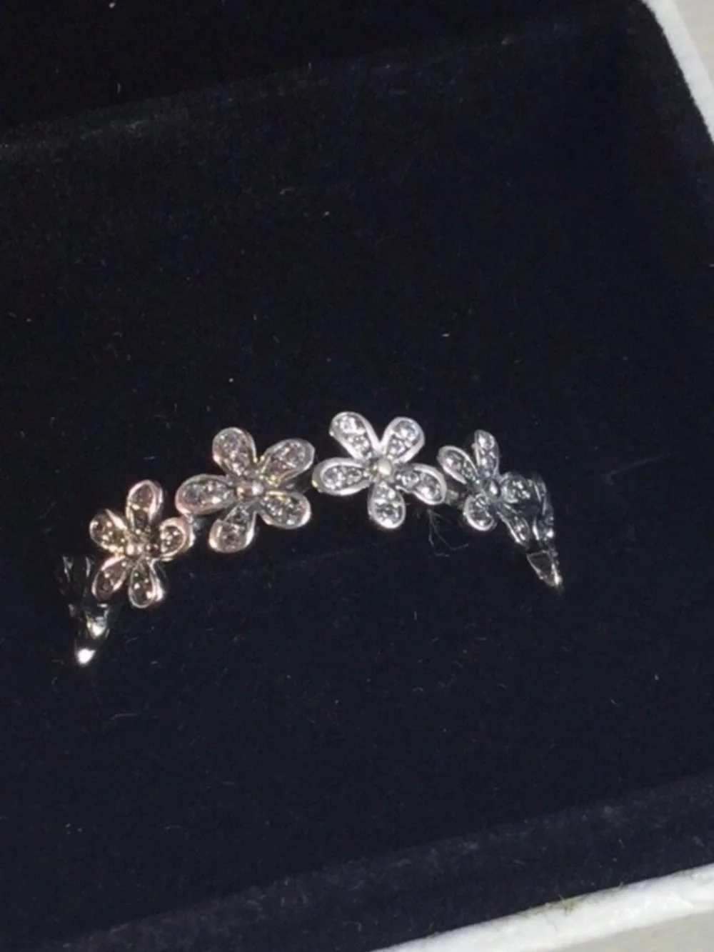 Pandora Silver Floral Vine Ring - Silver new with out tag. Size 8